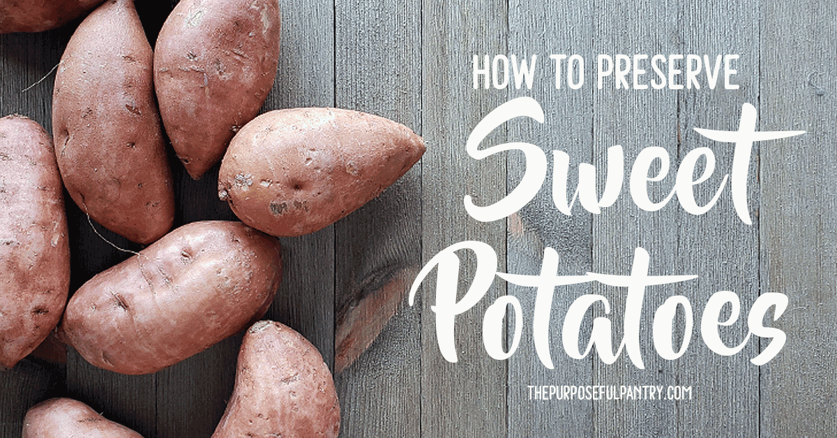 How To Preserve Sweet Potatoes The Purposeful Pantry How To Preserve Sweet Potatoes The Purposeful Pantry