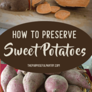 How to Preserve, Dehydrate, Freeze and Store Sweet Potatoes