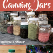 15 Ways to Reuse Canning Jars Purposefully in your home.