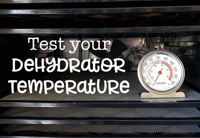 Dehydrator Temperature Chart