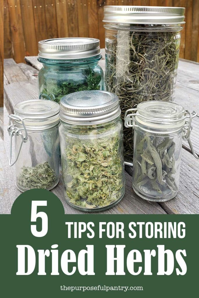 5 Best Tips For Storing Dried Herbs, Dried Herb Storage Containers