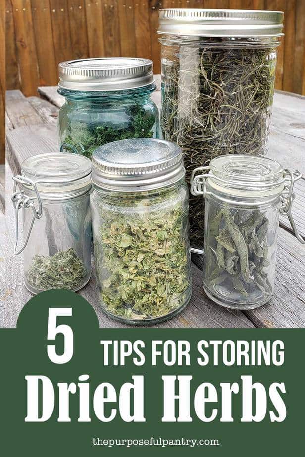 5 Best Tips for Storing Dried Herbs The Purposeful Pantry