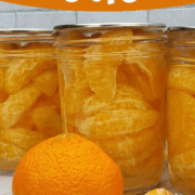 Mandarin orange segments that have been canned with some fresh oranges.