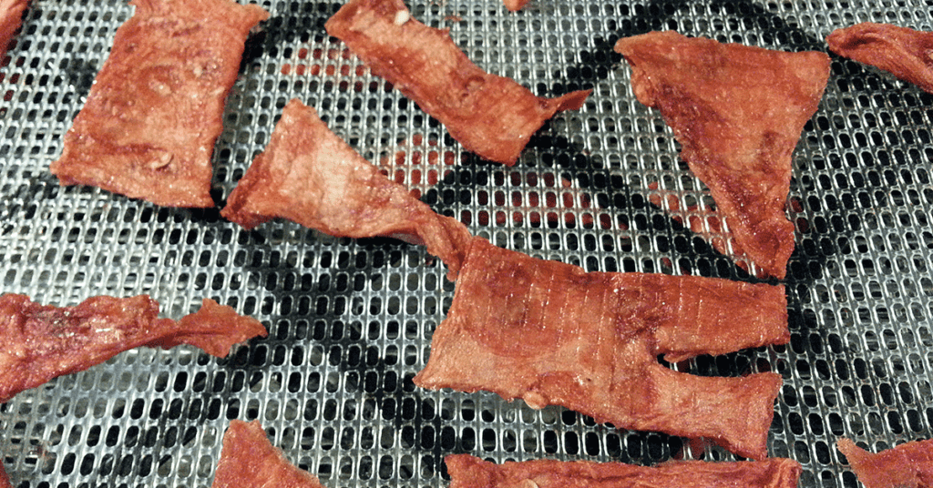 Dehydrated watermelon on Excalibur dehydrator trays