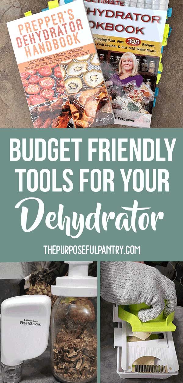 Dehydrating tools: Cookbooks, vacuums sealers, mandoline