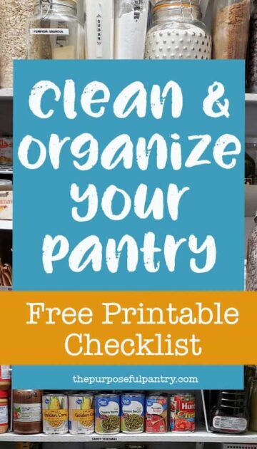Pantry Spring Clean Spring Clean Your Pantry Checklist - The Purposeful Pantry