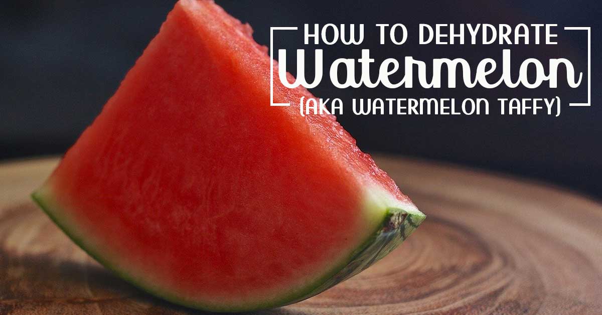 How to Dehydrate Watermelon The Purposeful Pantry