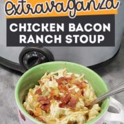 Chicken bacon ranch stoup in large mug