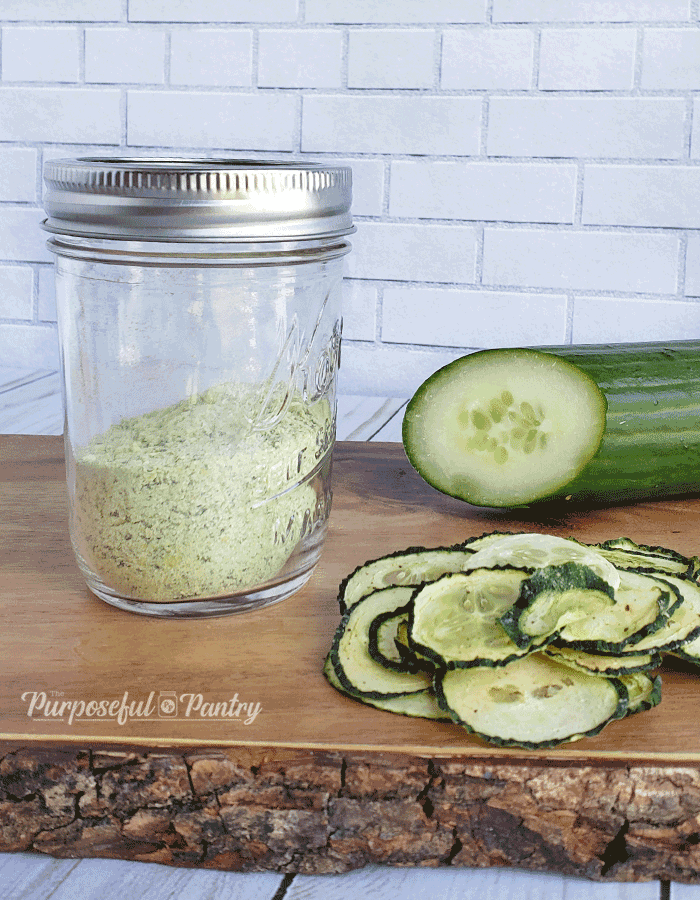 Dehydrate English Cucumbers + Cucumber Powder The Purposeful Pantry
