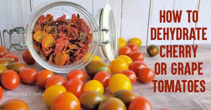 Jar of dried tomatoes spilling onto table top with fresh tomatoes