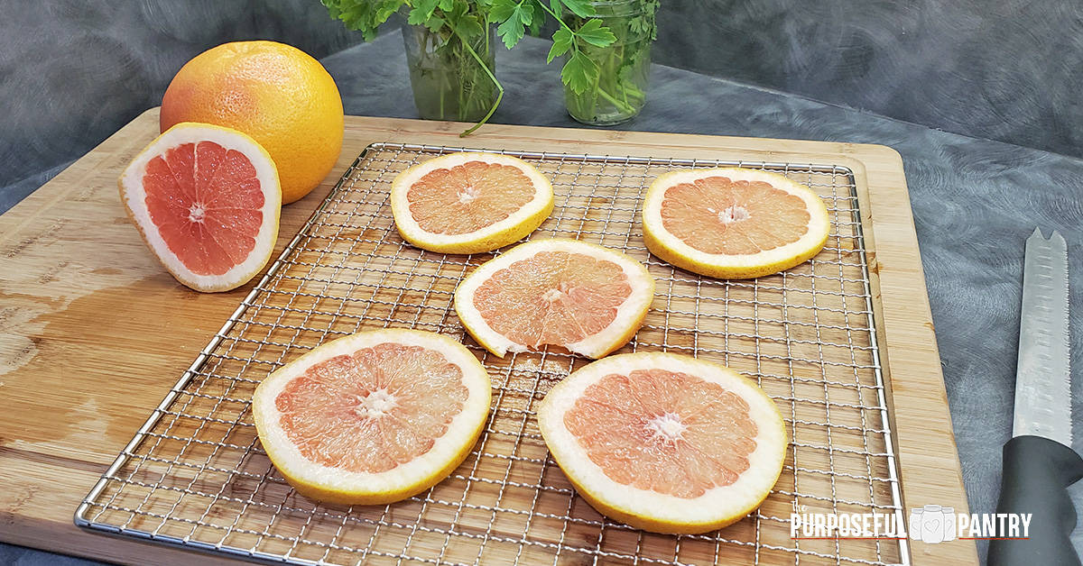How to Dehydrate Grapefruit The Purposeful Pantry
