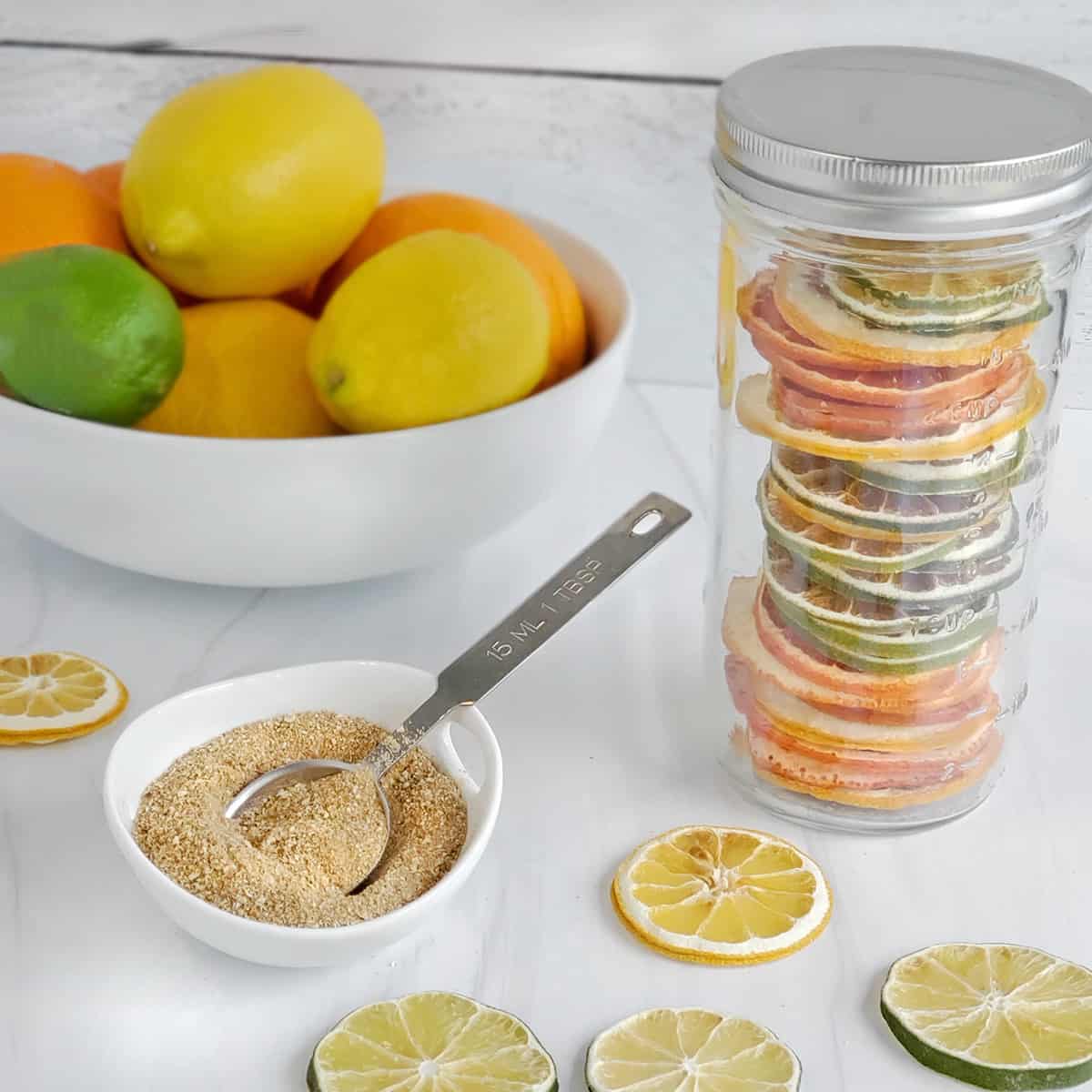 Freeze-Dried Lemon Slices for Water