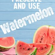 Watermelon cut and sliced on a blue serving dish