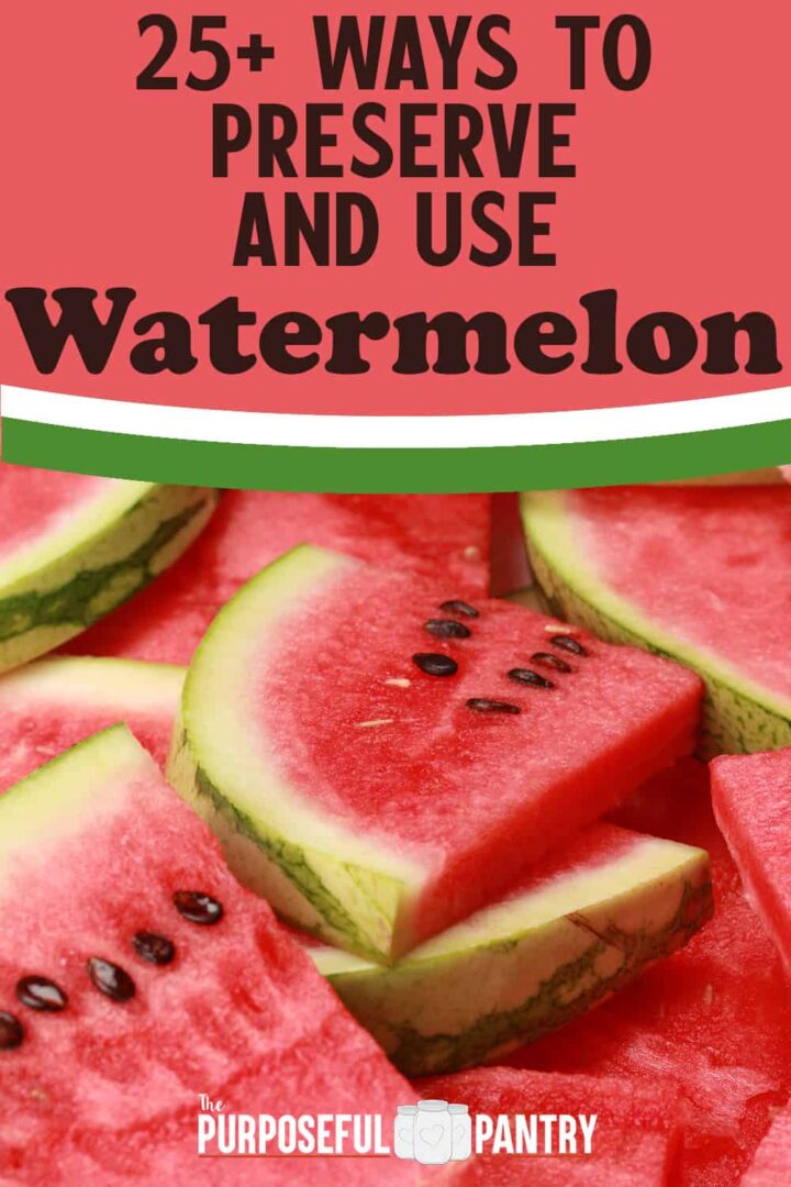 Slices of watermelon in a pile