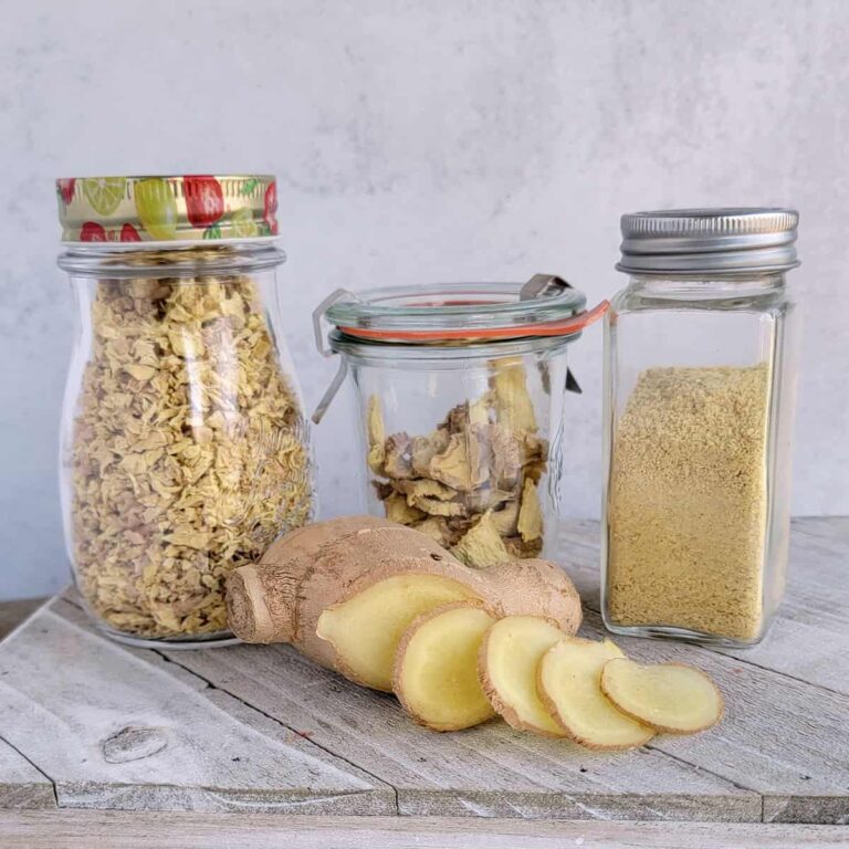 How to Dehydrate Ginger and Make Ginger Powder