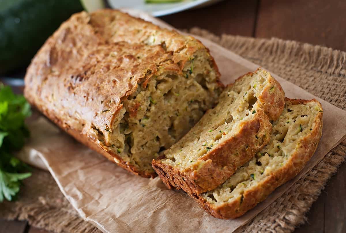 Zucchini bread as a means of preserving zucchini