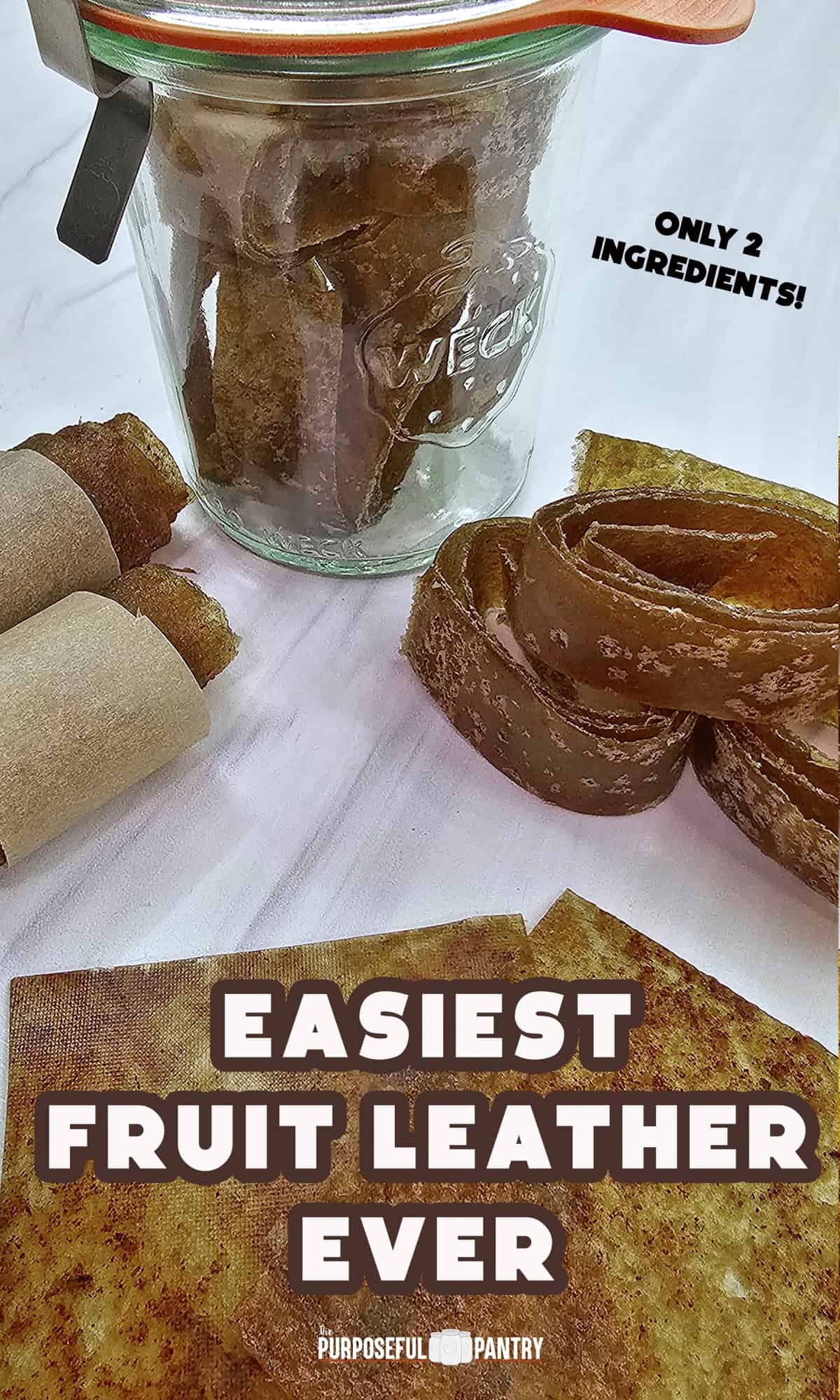 Easy Cinnamon Applesauce Fruit Leather The Purposeful Pantry