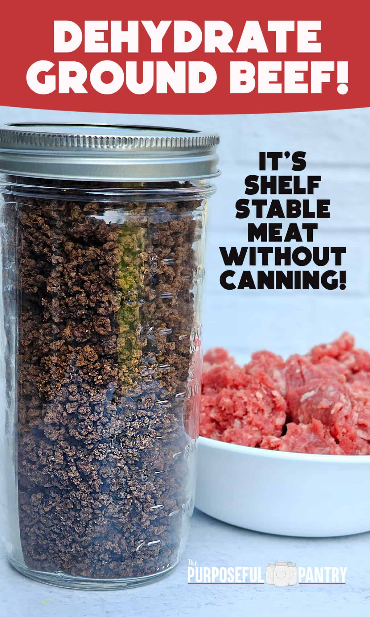 Easy Tips to Dehydrate Ground Beef The Purposeful Pantry
