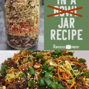 Eggroll in a bowl jar recipe.